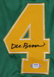 Dee Brown Signed University Jacksonville Dolphins Jersey (PSA) Celtics Guard