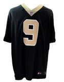 Drew Brees Autographed Black Nike On Field Football Jersey Saints Beckett 178371