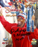 DEXTER JACKSON AUTOGRAPHED 8X10 PHOTO BUCCANEERS "SB XXXVII MVP" MCS HOLO 208903