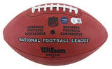 Cowboys Emmitt Smith Signed Wilson "The Duke" Football W/ Case BAS Witnessed