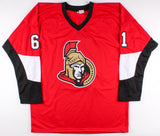 Mark Stone Signed Senators Jersey (Beckett) Playing career 2012-present