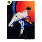 Gregg Olson Signed Baltimore Orioles 91 UD Slabbed Trading Card Beckett 48988