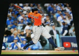 GEORGE SPRINGER SIGNED HOUSTON ASTROS 16x20 PHOTO - GAME 7 HR 2017 WORLD SERIES