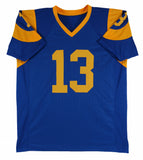 Kurt Warner Signed St. Louis Rams Jersey (Beckett Hologram) Super Bowl XXXIV MVP