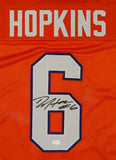 DeAndre Hopkins Autographed Orange College Style Jersey- JSA W Authenticated