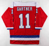 Mike Gartner Signed Washington Capitals Jersey Inscribed "HOF 01" (Beckett COA)