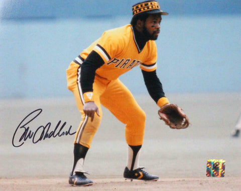 Bill Madlock Autographed Pirates Catch Stance 8x10 Photo-JerseySource *Black