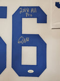 FRAMED INDIANAPOLIS COLTS QUENTON NELSON SIGNED INSCRIBED JERSEY JSA COA