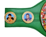 MIKE TYSON AUTOGRAPHED GREEN WBC WORLD CHAMPIONSHIP BELT BECKETT WITNESS 210832