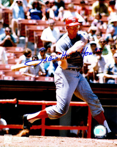 Frank Howard Signed Washington Senators Swinging Action 8x10 Photo w/Hondo - SS