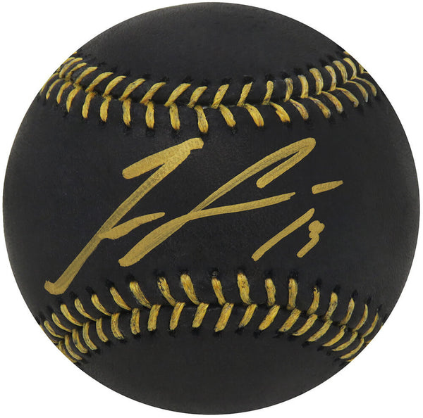 Ronald Acuna Jr. Signed Rawlings Official Black MLB Baseball - (SCHWARTZ COA)