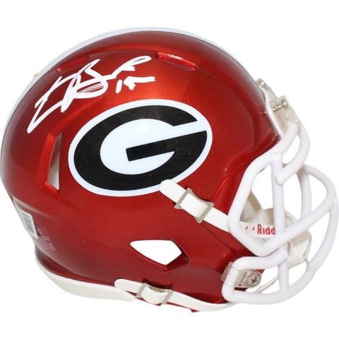 Carson Beck Autographed Georgia Bulldogs Flash Speed Mini Helmet Beckett 47537