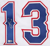 Jurickson Profar Signed Texas Rangers Authentic Majestic Jersey (MLB Hologram)