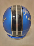 JAHMYR GIBBS SIGNED DETROIT LIONS 2024 ALTERNATE F/S SPEED REP HELMET FANATICS