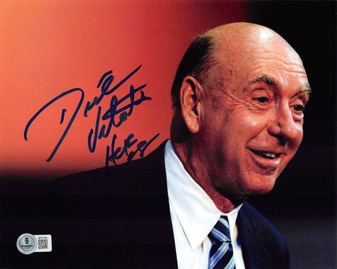 Dick Vitale "HOF" Authentic Signed 8x10 Horizontal Photo Autographed BAS 2