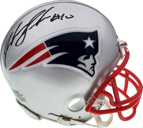 JOSH GORDON AUTOGRAPHED NEW ENGLAND PATRIOTS MINI HELMET BECKETT BAS 139557