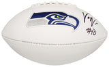 UCHENNA NWOSU AUTOGRAPHED SEATTLE SEAHAWKS WHITE LOGO FOOTBALL MCS HOLO 211034