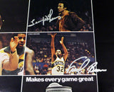 1978-79 NBA Champions Supersonics Auto Poster Photo 9 Sigs Fred Brown MCS 51053