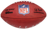 EZEKIEL ELLIOTT AUTOGRAPHED NFL LEATHER FOOTBALL COWBOYS BECKETT QR 203012