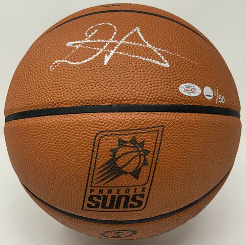 DEANDRE AYTON Autographed Phoenix Suns Logo Authentic Basketball GDL LE 1/50