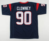 Jadeveon Clowney Signed Texans Blue Jersey (JSA) 2014 #1 Draft Pick Overall