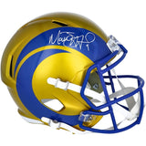 MATTHEW STAFFORD Autographed Rams Full Size Speed Flash Helmet FANATICS