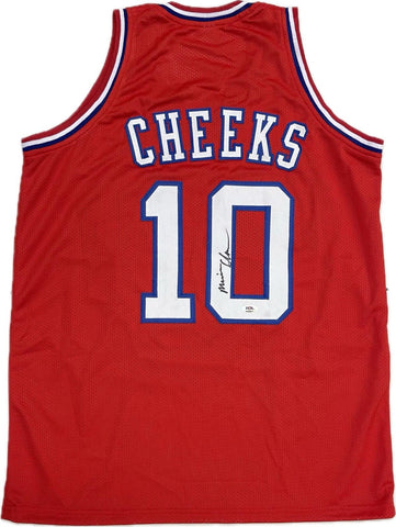 Maurice Mo Cheeks signed jersey PSA/DNA 76ers Autographed Sixers