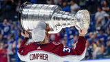 J T Compher Signed Avalanche Jersey (OKAuthentics) 2021-22 Stanley Cup Champion