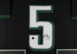 DONOVAN MCNABB (Eagles black TOWER) Signed Autographed Framed Jersey Beckett