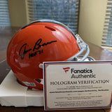 Jim Brown Autographed Signed Cleveland Browns Mini Helmet Fanatics