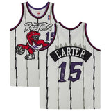 Vince Carter Autographed Toronto Raptors Authentic M&N White Jersey Fanatics