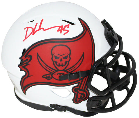 Devin White Autographed Tampa Bay Buccaneers Lunar Mini Helmet BAS 32565