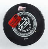 Brandon Saad Signed Chicago Blackhawks Logo Hockey Puck (Saad Player Hologram)