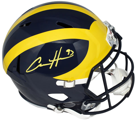 AIDAN HUTCHINSON SIGNED MICHIGAN WOLVERINES FULL SIZE SPEED HELMET BECKETT