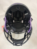 JJ McCARTHY SIGNED MINNESOTA VIKINGS F/S RAVE SPEED AUTHENTIC HELMET BECKETT QR