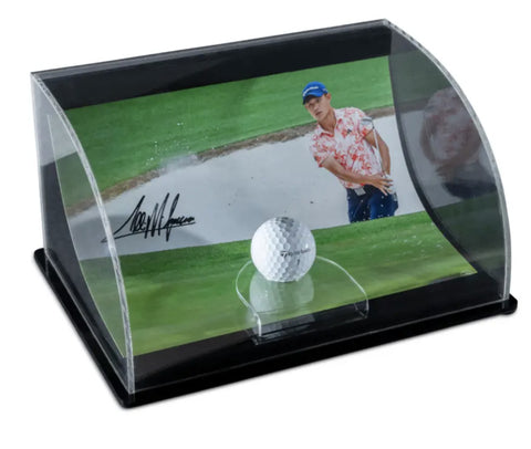 Collin Morikawa Autographed "On The Green" 8" x 10" Curve Display UDA