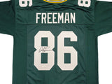 GREEN BAY PACKERS ANTONIO FREEMAN AUTOGRAPHED GREEN JERSEY JSA STOCK #234518