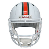 Ray Lewis Autographed Miami Hurricanes Speed Full Size Helmet Beckett