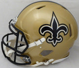 DREW BREES AUTOGRAPHED SAINTS FULL SIZE AUTH SPEED HELMET SB MVP BECKETT 191125