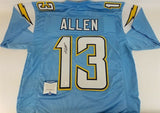 Keenan Allen Signed Los Angeles Chargers Custom Jersey (Beckett Witness COA) W.R