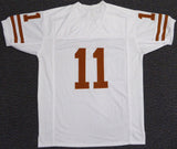 TEXAS LONGHORNS MAJOR APPLEWHITE AUTOGRAPHED SIGNED WHITE JERSEY BECKETT 122672