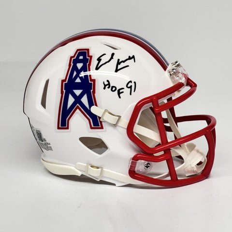 Earl Campbell Autographed Signed Houston Oilers Mini Helmet Beckett