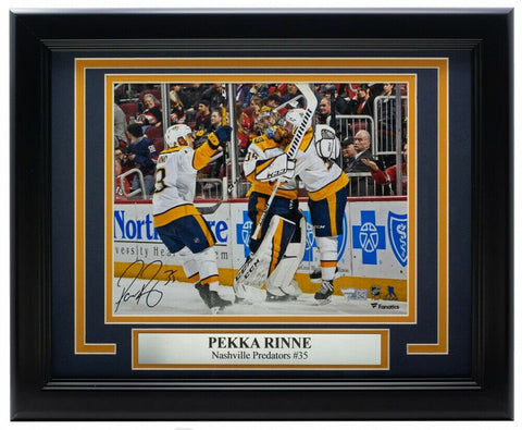 Pekka Rinne Signed Framed 8x10 Nashville Predators Photo Fanatics