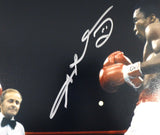 SUGAR RAY LEONARD & THOMAS HITMAN HEARNS AUTOGRAPHED 16X20 PHOTO BECKETT 177700