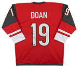 Shane Doan "Captain Coyote" Authentic Signed Red Pro Style Jersey BAS Witnessed