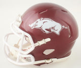 Darren McFadden Signed Arkansas Razorbacks Mini Helmet (Beckett) Raiders R.B.