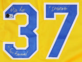 Bill Lee Signed Savannah Jersey Inscribed "60 Bananas" & "Spaceman" (Beckett)