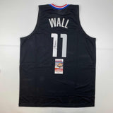 Autographed/Signed John Wall Los Angeles Black Basketball Jersey JSA COA