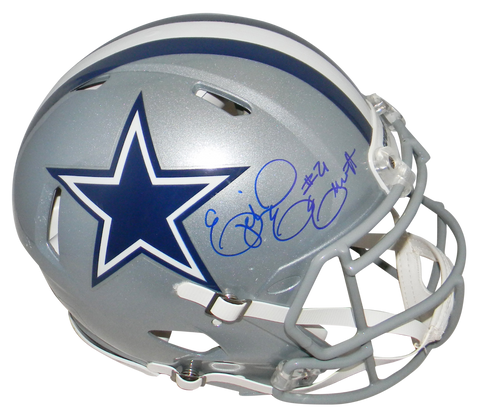 EZEKIEL ELLIOTT SIGNED DALLAS COWBOYS FULL SIZE AUTHENTIC SPEED HELMET BECKETT