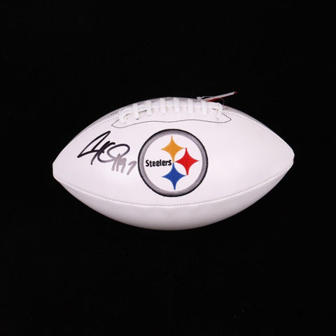 Cameron Heyward Signed Pittsburgh Steelers Logo Football (Beckett) 5xPro Bowl DT